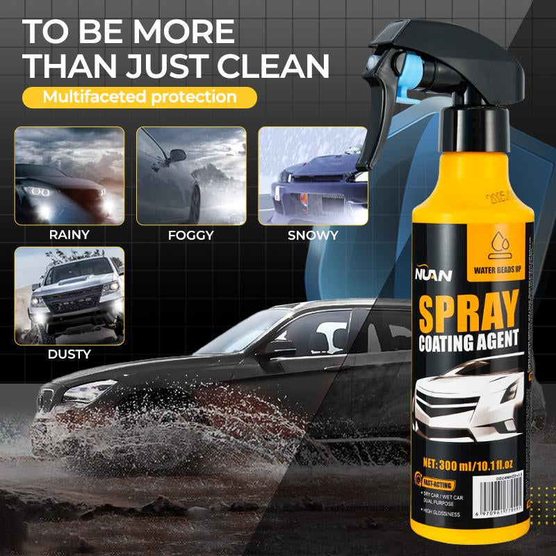 NUAN Nano Car Coating Spray-Premium Spray Coating, Super Scratch-Resistant & Long-Lasting Dazzling Shine!